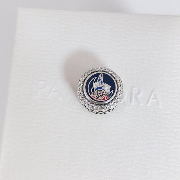 Pandora 2024 D23 Sorcerer Mickey Mouse Exclusive Bead Charm S925 Silver with box - Picture 6 of 7